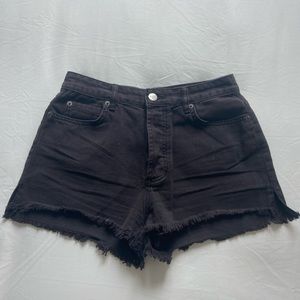 Amuse Society black denim shorts